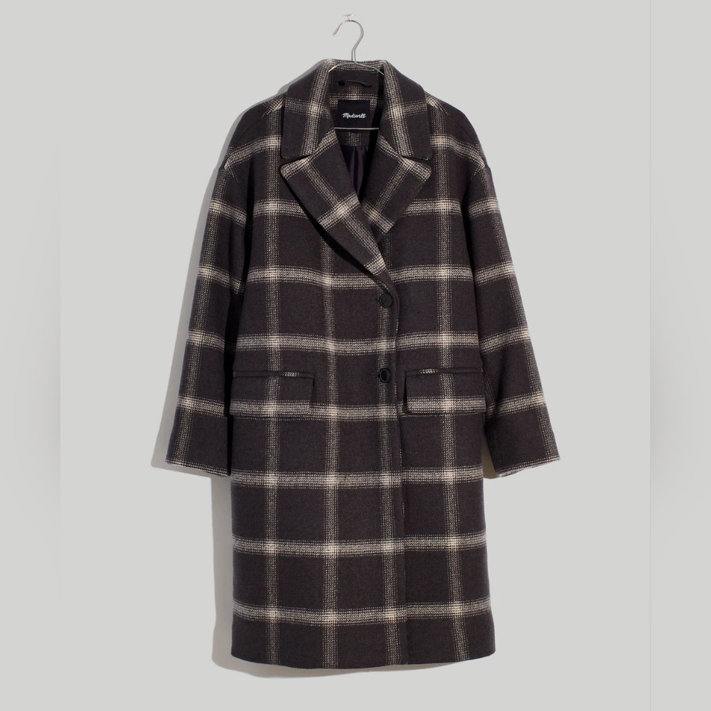 Nwt Madewell Haydon wool button coat XS winter jacket